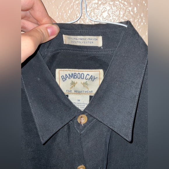 Bamboo Cay Hawaiian Men’s Shirt - Picture 3 of 7